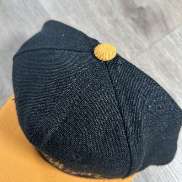 Vintage Sports Specialties Michigan Wolverines‎ Script Snapback Hat Black Wool - Picture 8 of 11